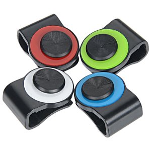 Additional Image 1 - a group of black plastic clips with different colors