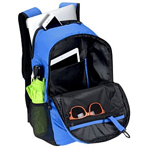 Additional Image 2 - a blue and black backpack