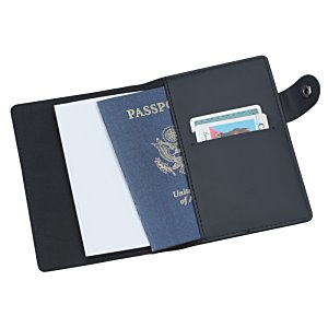 Additional Image 1 - a black wallet with a card inside