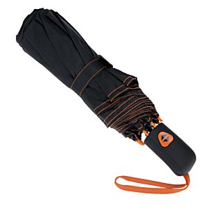 Additional Image 3 - a black and orange umbrella