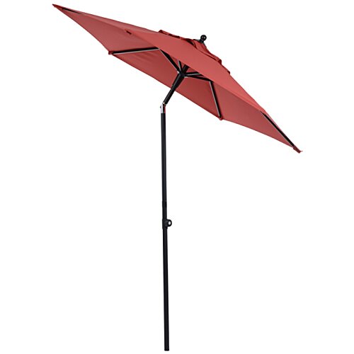 Additional Image 3 - a red umbrella on a pole