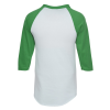 View Image 3 of 3 of Augusta 3/4 Sleeve Baseball Jersey - Screen