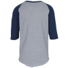 View Image 3 of 3 of Augusta 3/4 Sleeve Baseball Jersey - Youth - Screen