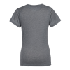 View Image 3 of 3 of Badger Sport Tri-Blend Performance V-Neck T-Shirt - Ladies' - Screen