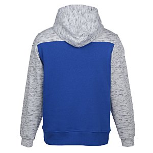 Additional Image 2 - a blue and grey hoodie