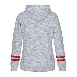 Additional Image 2 - a grey hoodie with red stripes