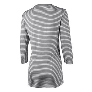 Additional Image 1 - a grey striped shirt on a white background