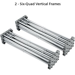 Additional Image 4 - a pair of metal shelves