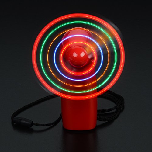 Additional Image 2 - a red and green circular object with a black cord