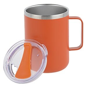 Additional Image 1 - an orange mug with a lid