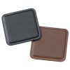 View Image 2 of 3 of Vintage Square Bonded Leather Coaster