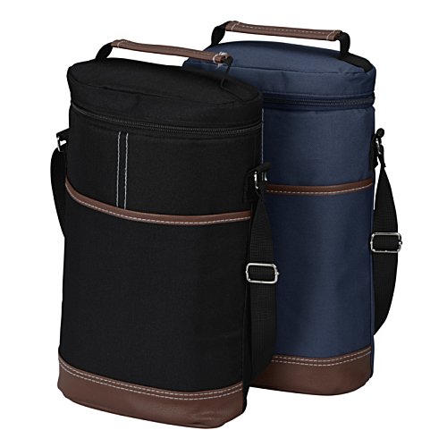 Additional Image 3 - a group of black and blue lunch bags