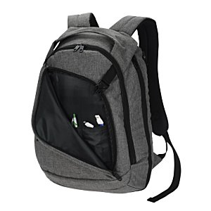 Additional Image 2 - a grey backpack with a black strap