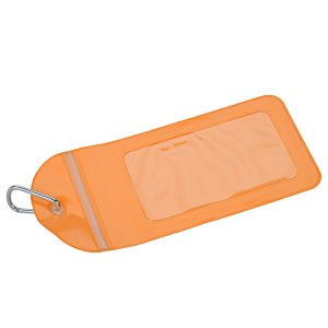 Additional Image 4 - an orange tag with a silver ring