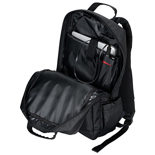 Additional Image 5 - a black backpack with a strap