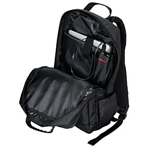 Additional Image 5 - a black backpack with a strap
