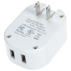 View Image 3 of 5 of Delray Light-Up USB Wall Charger - 24 hr