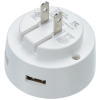 View Image 3 of 4 of Lucent Light-Up USB Wall Charger - 24 hr