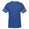 View Image 2 of 3 of Jerzees Tri-Blend Ringer Varsity T-Shirt - Men's - Screen