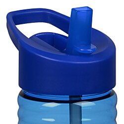 a close up of a water bottle