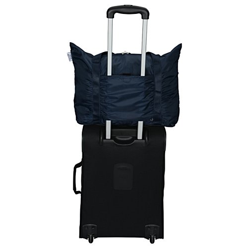 Additional Image 2 - a black luggage with a black pillow on top