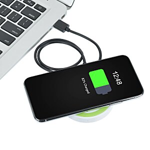 Additional Image 4 - a cell phone charging on a wireless charger