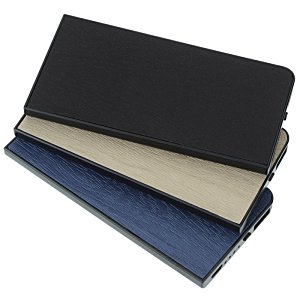 Additional Image 3 - a close up of a black and blue card holder