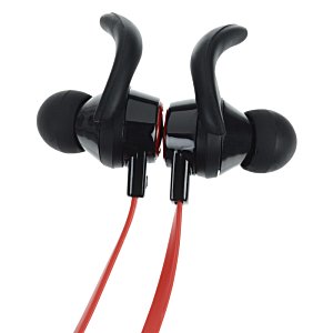 Additional Image 1 - a close up of a pair of black earbuds