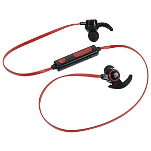 Additional Image 4 - a red and black earbuds