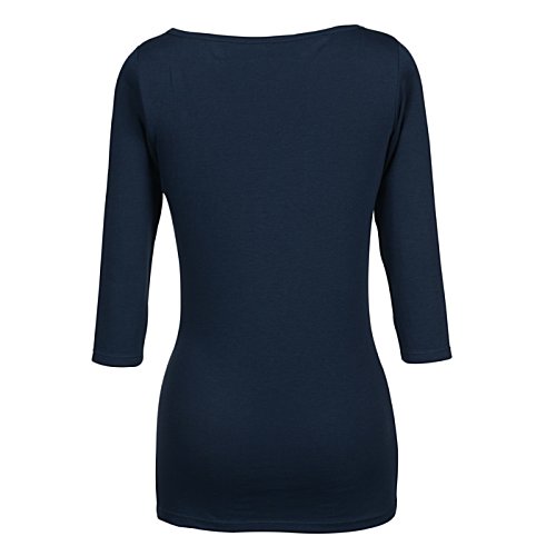 Additional Image 2 - a back of a black shirt