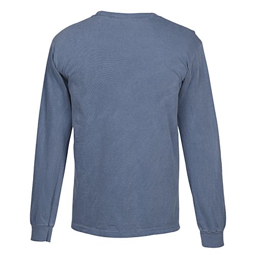 Additional Image 2 - a blue long sleeved shirt