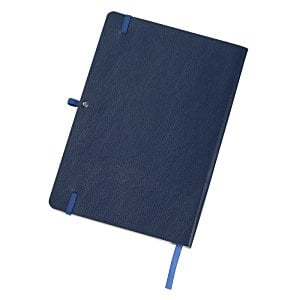 Additional Image 2 - a blue notebook with a blue band