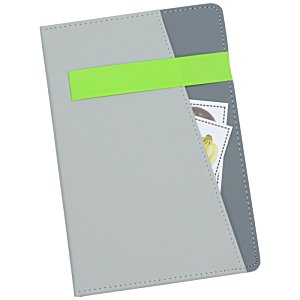 Additional Image 5 - a grey folder with a green band