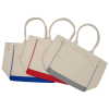 View Image 2 of 4 of Namaste 16 oz. Cotton Yoga Tote - Embroidered