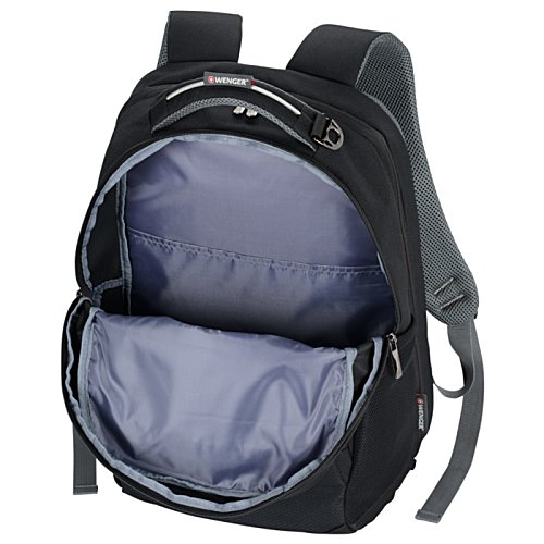 Additional Image 2 - a black backpack with a blue inside