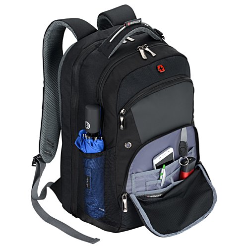 Additional Image 3 - a black backpack with a strap
