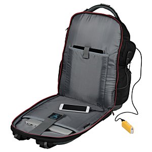 Additional Image 4 - a black backpack with a cord