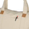 View Image 3 of 3 of Northeast 16 oz. Cotton Weekender Duffel Tote - Embroidered