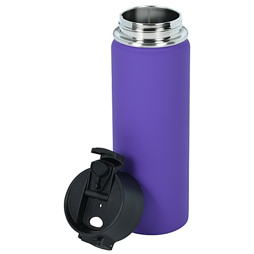Additional Image 3 - a blue and silver thermos