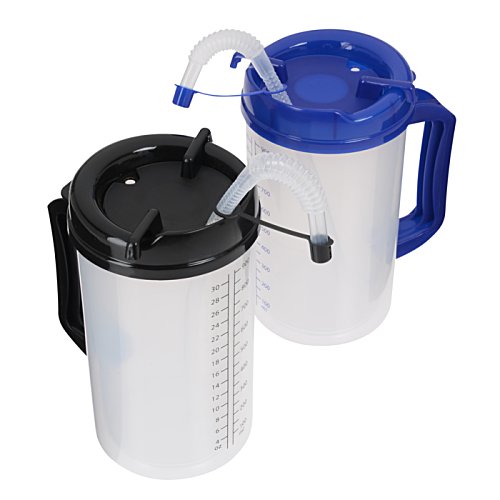 Additional Image 4 - a couple of white and blue coffee mugs