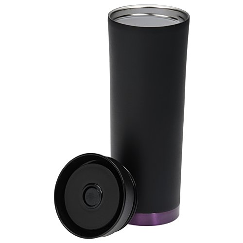 Additional Image 3 - a black and purple bottle with a lid