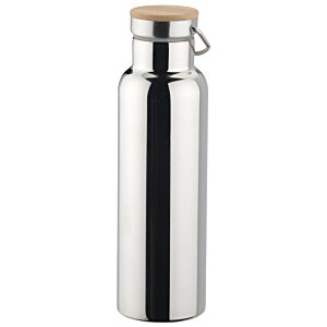 Additional Image 2 - a silver bottle with a cork lid