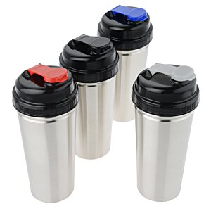 Additional Image 4 - a group of silver and black cups