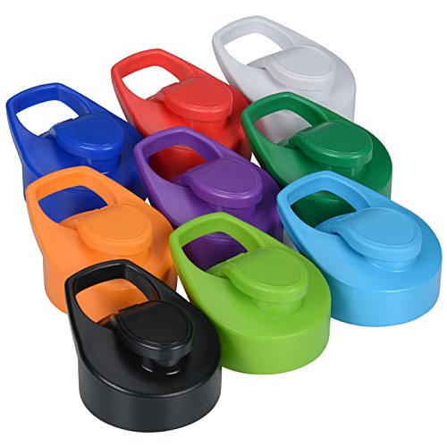 Additional Image 2 - a group of colorful plastic caps