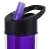 View Image 2 of 3 of Chiller Insulated Bottle with Two-Tone Flip Straw Lid - 16 oz.