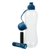 Additional Image 2 - a white water bottle with a blue cap