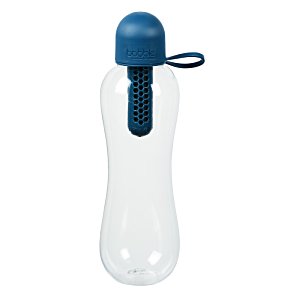 Additional Image 3 - a clear plastic bottle with a blue cap