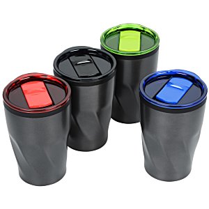 Additional Image 1 - a group of black cups with different colors