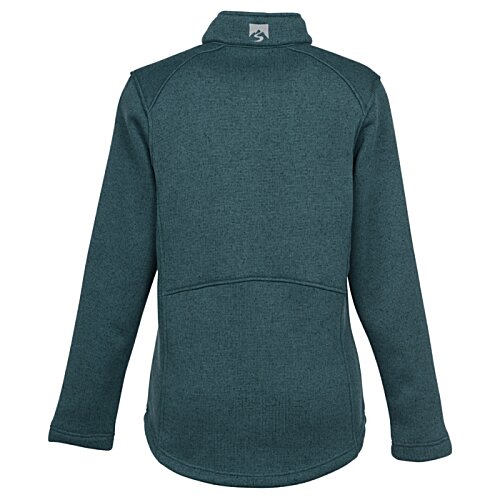 Additional Image 1 - a back view of a green shirt