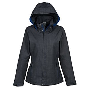 Additional Image 1 - a black jacket with a blue lining
